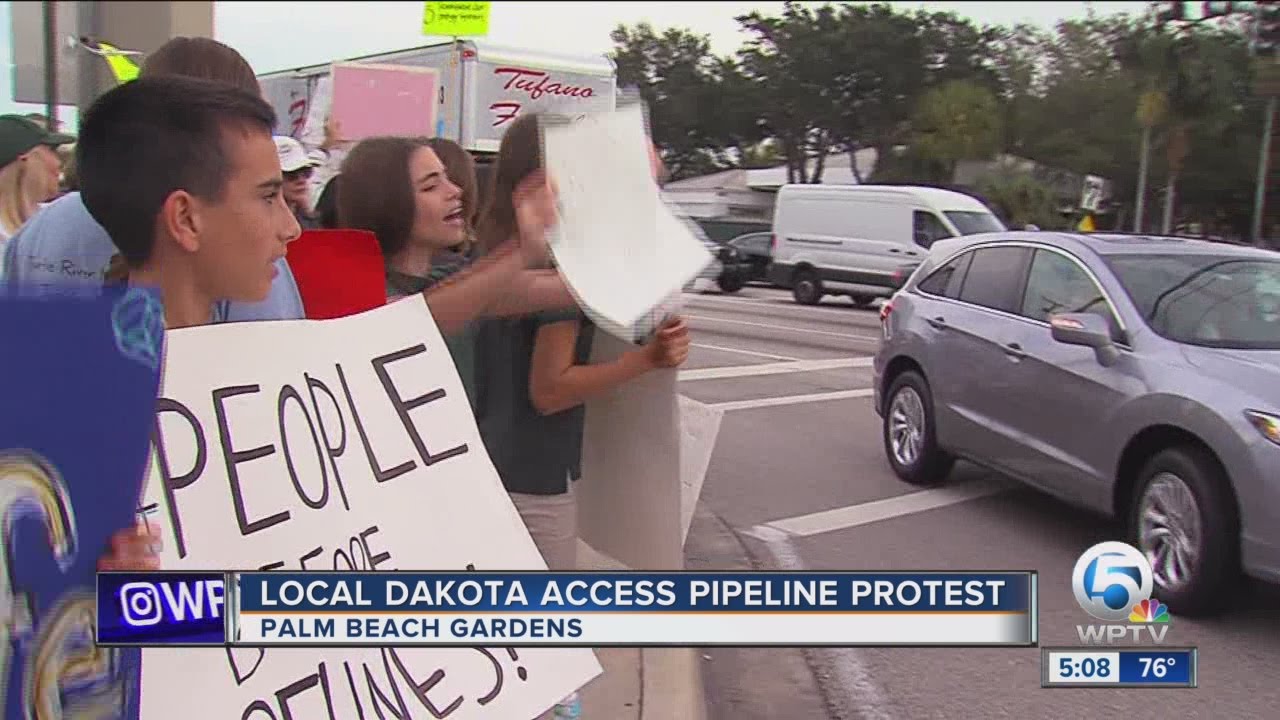 Local Dakota access pipeline protest
