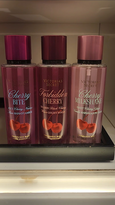 ✨️🍒 Cherry Season At Victoria Secret!! #new #vs #fragrance #beauty #bodycare #cherry #today #shorts