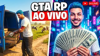 LIVE ON 🚨 GTA RP AO VIVO | FARMANDO DINHEIRO COM A NINJA 💰🏍️ BRASÍLIA ROLEPLAY
