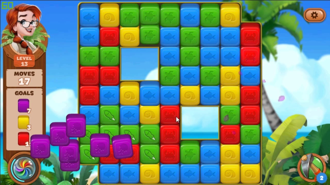 Lost Island Blast Adventure level 13