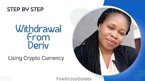 Withdrawal From Deriv Using Crypto Currency