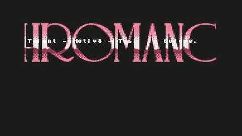 Chromance 8bit C64 intro (Scroll in logo) 1991