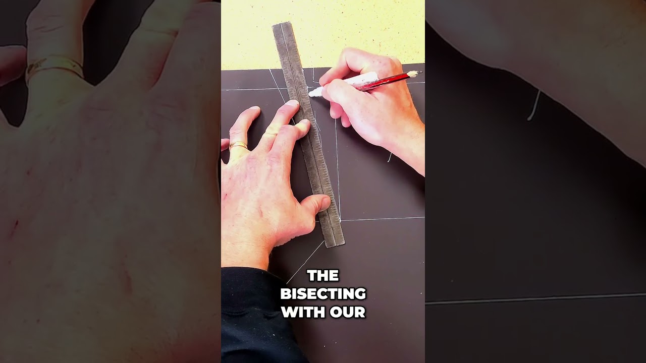 Metalworking Skill: Bisecting Lines for Folded Details! Watch Now! 