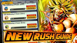 100% COMPLETE GUIDE - HOW TO BEAT THE NEW ZENKAI RUSH AND HOW TO USE YOUR MEDALS WISELY (DB Legends)