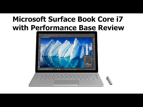 성능 기반 2016 리뷰가 포함 된 Microsoft Surface Book i7