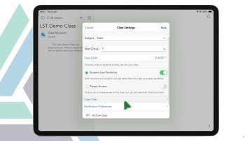 Showbie - Creating and joining a class