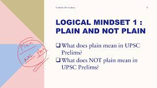 UPSC Prelims Elimination Techniques Demo Class 2026