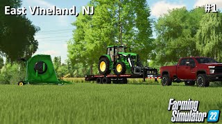 NEW JERSEY FARMIN'! | East Vineland, NJ USA | FS22 Timelapse | EP 1