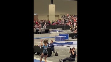 Yurchenko 1 1/2 @ 2023 DP Nationals 9.750 #level10 #gymnast #vault #shorts