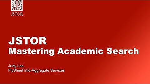 Historical and Literature Research Using the JSTOR Database[FIRST Workshop 20251106]