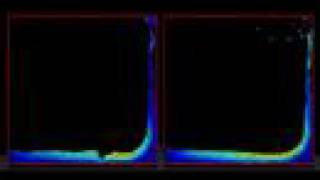 SPH fluid simulation test: surface tension effects.