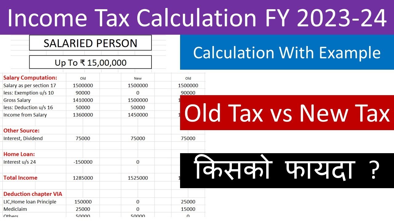 Tax Calculator For Fy 2023 24 Excel 2023 Printable Calendar