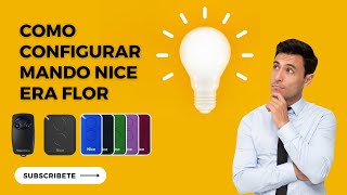 Configuración mando a distancia puerta automática. Nice automatismos. Modelo Flor, Inti, Era One.