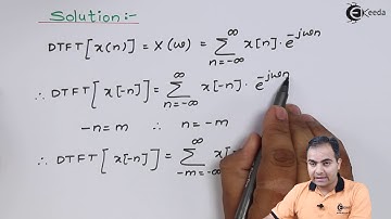 Properties of Discrete Time Fourier Transform | Time Reversal Property | Signals and Systems