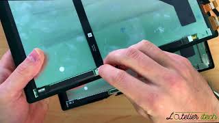 Tuto : Remplacement de l'écran (vitre tactile + afficheur/LCD) Microsoft surface pro 4