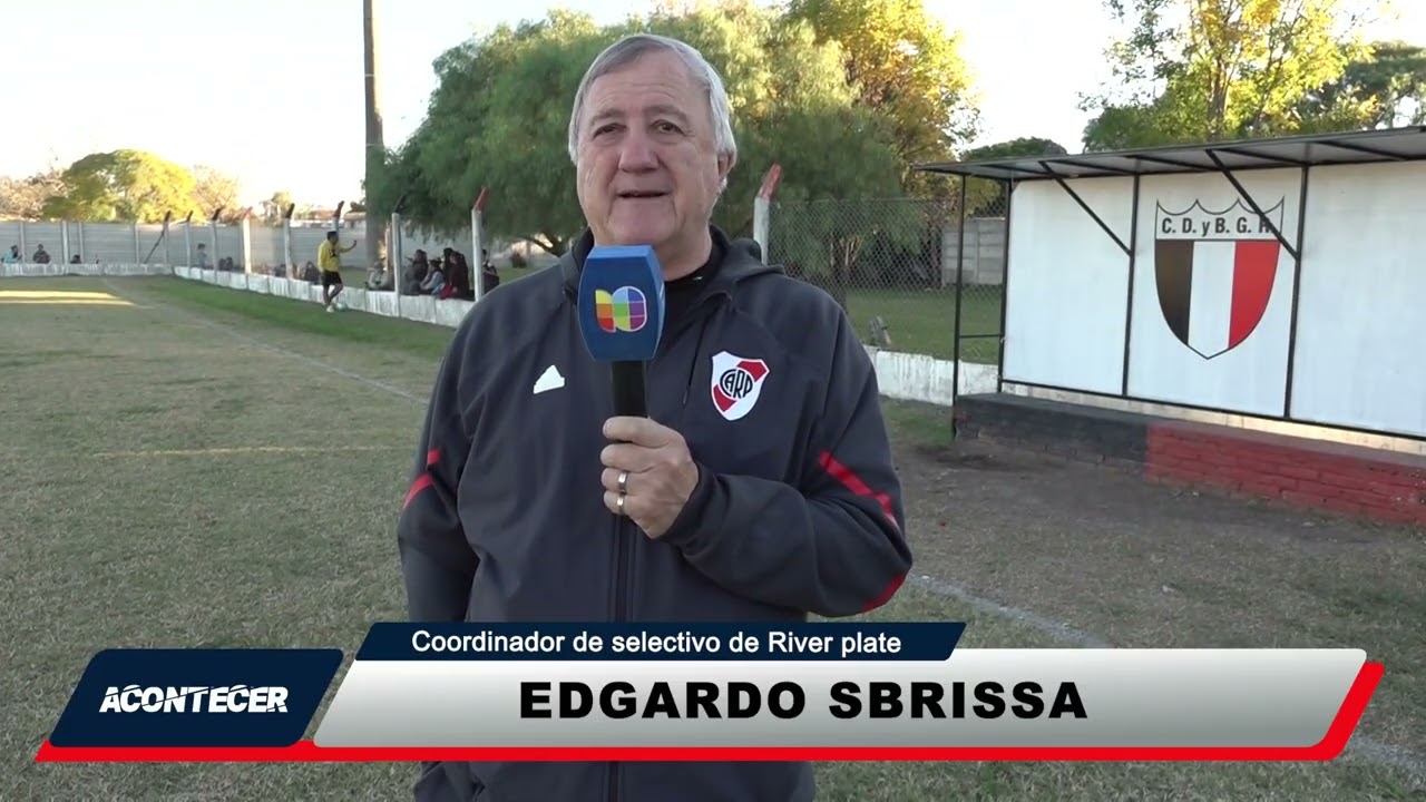 General Roca: River Plate hizo una prueba para jugadores en esa localidad. Habla Edgardo Sbrissa
