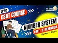 Csat course  3rd class  number system  reminders  upsc prelims exam 2024  ms t divya