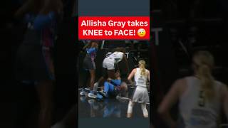 Allisha Gray Kneed In Face, Exits Game Wnba Womens Basketball