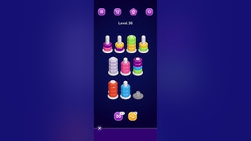 Nut Sort Level 36 Walkthrough | Nuts Sort Level 36