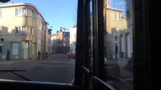 Mid-day bus ride in Antwerpen