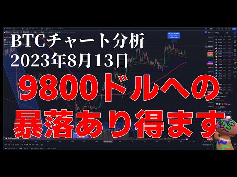 2023年8月13日ビットコイン相場分析