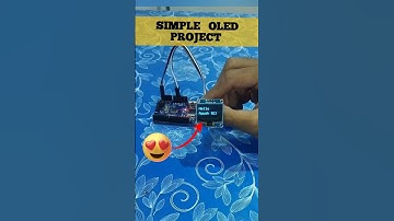 OLED Display Project with Arduino | Display Text, Emojis & Animations #oleddisplay #shorts