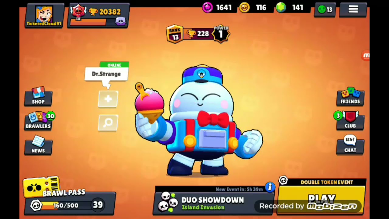 I unlocked Lou (Brawl Stars)
