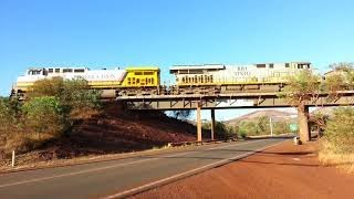Rio Tinto Iron Ore Train With Bankers