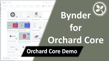 Bynder for Orchard Core - Orchard Core Demo