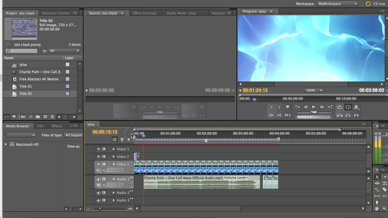 How to make a lyric video in Adobe Premier - YouTube