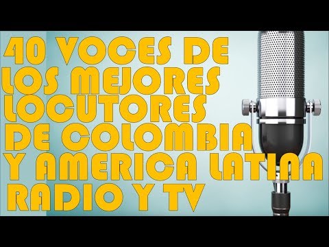 La brújula del canto: Guía de LOCUTORES DE RADIO de COLOMBIA