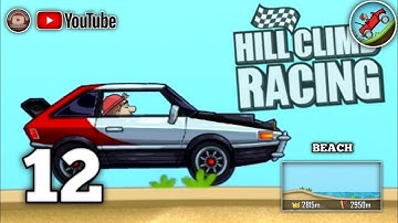 Hill Climb Racing - Fast Car 🆚 Beach - Maps - Gameplay - Walkthrough Video Part 12(iOS Android) Game