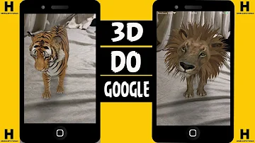 Como usar o leão 3D?