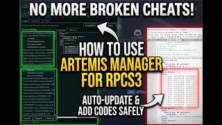 How to Use Artemis Cheat Manager for RPCS3 (Auto-Update & Add Custom Codes Safely)