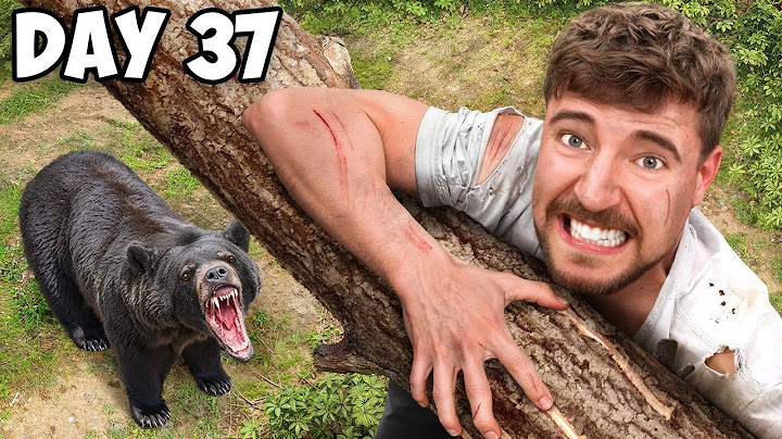 Mr Beast $10,000 Every Day You Survive In The Wilderness