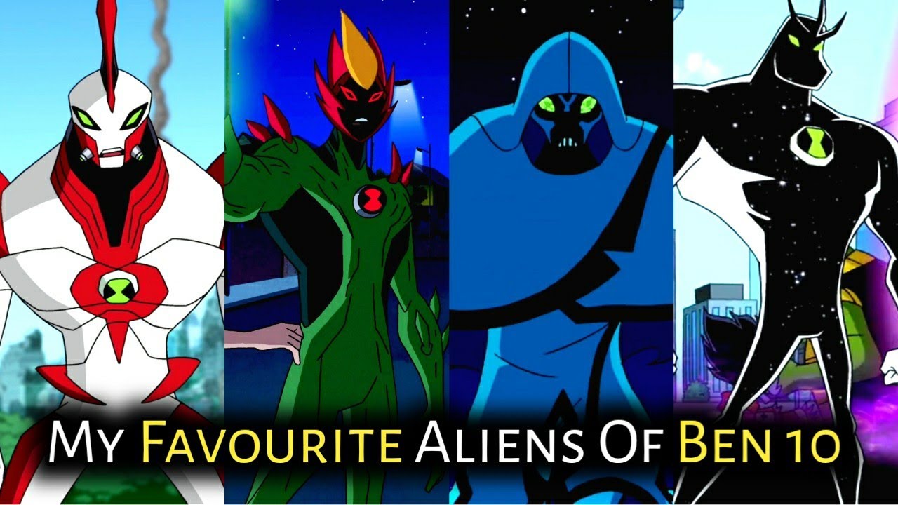 My Top 5 favorite aliens from each major era of Ben 10. Who are