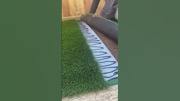 INSTALL TURF: Turftak HV easy demo #adhesives #artificialturf #diy #homeimprovement