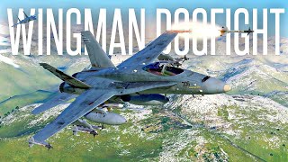 F/A18 & F15C WINGMAN DOGFIGHT!  DCS World feat. Ralfidude