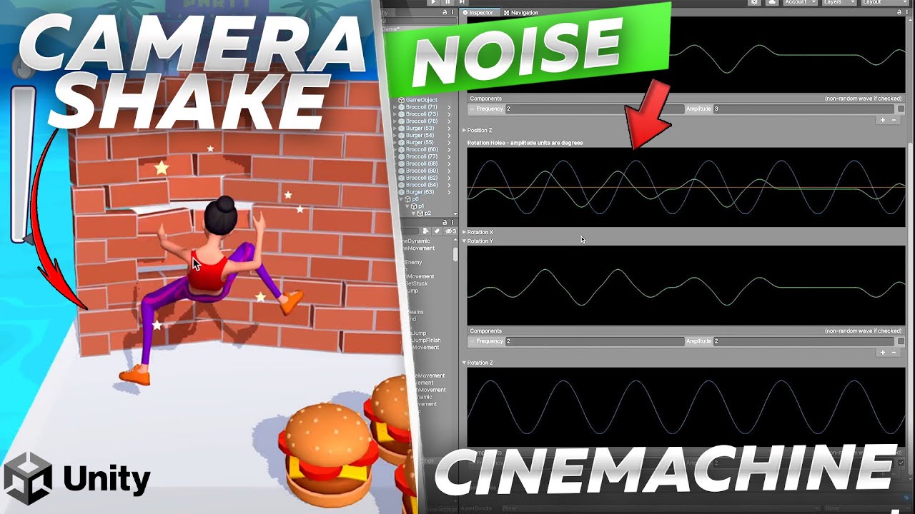 How to Do Camera Shake with NOISE Cinemachine in HYPER CASUAL GAME ...