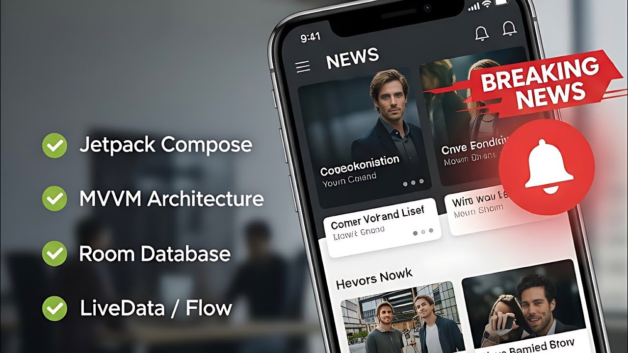 Complete News Application In Jetpack Compose | Kotlin | Android App ...