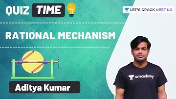 Rotational Mechanism | Unacademy Quiz | NEET 2021 | NEET PHYSICS | Aditya Kumar