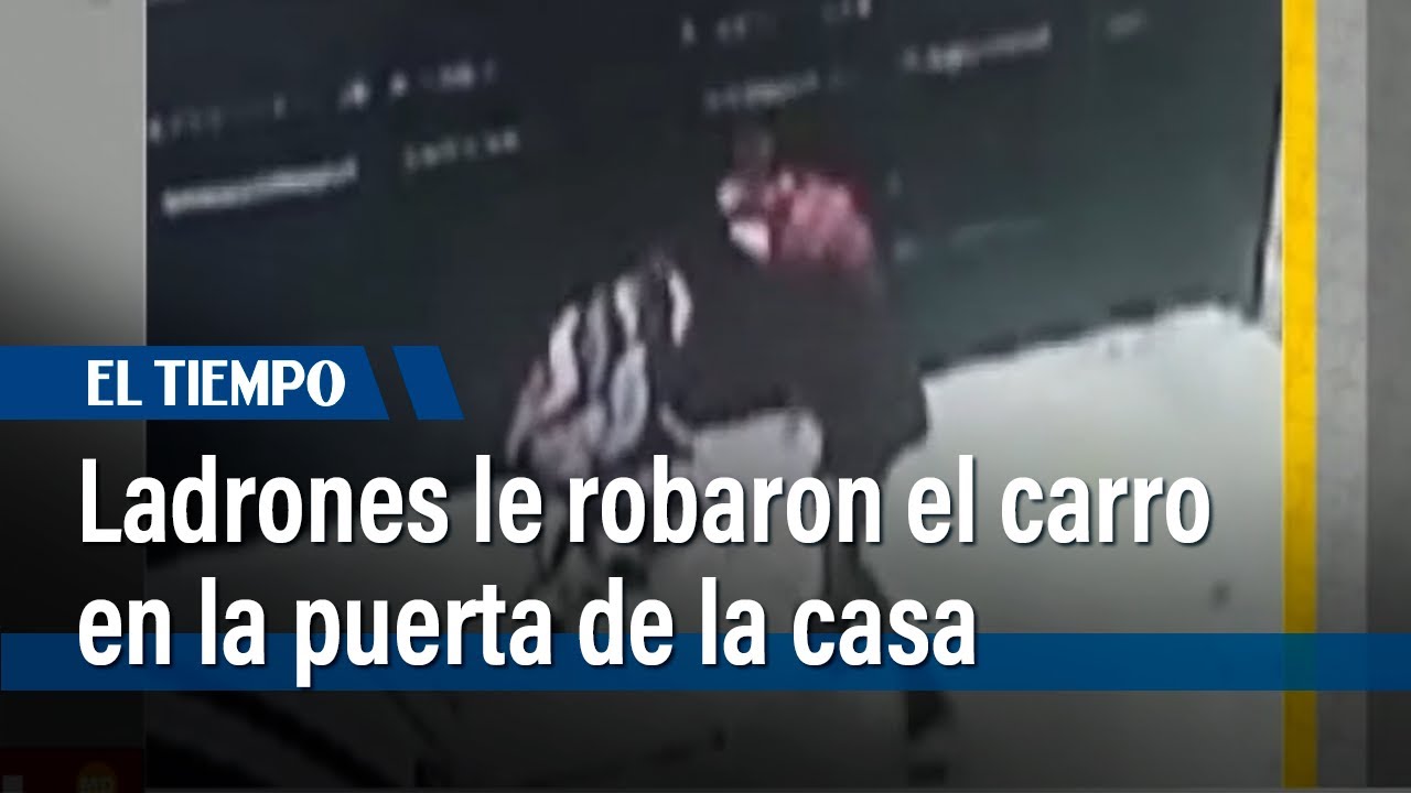Ladrones le robaron el carro y lo golpearon en la puerta de la casa ...