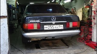 Мерседес W126 на1jzge vvti ч.4 пробный пуск !