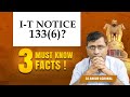 Income Tax  Notice 133(6)? Here&#39;s What It Means &amp; What You Should Do!