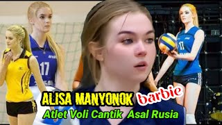 ALISA MANYONOK ATLET VOLI CANTIK ASAL RUSIA ❗'BARBIE' NYA LAPANGAN VOLI