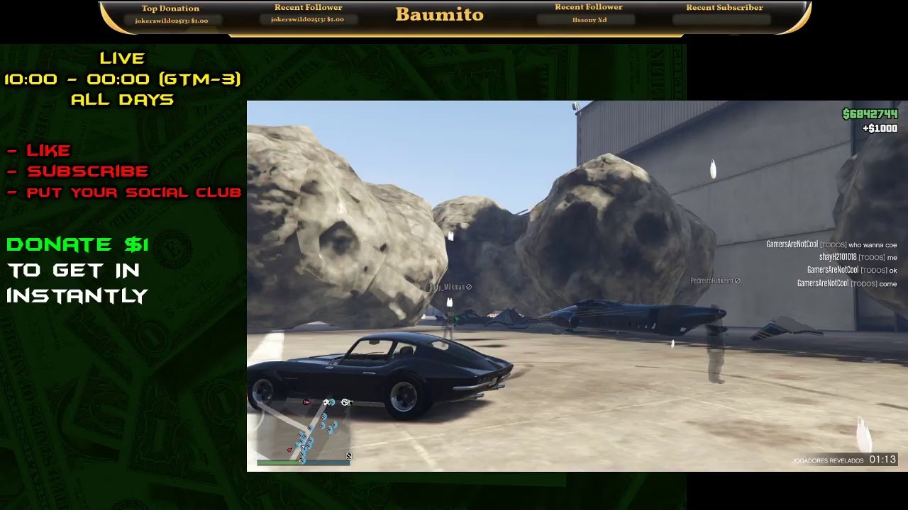 GTA 5 - (PC only!) Free Money Drop Lobby  🤑🤑🤑💰💰💰