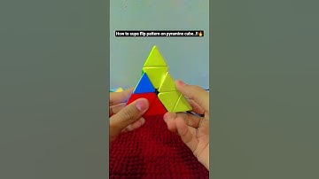 how to make super flip pattern on pyraminx cube..!!🔥☠️🤯#rubikscube  #rubik #cube #subscribe #shorts