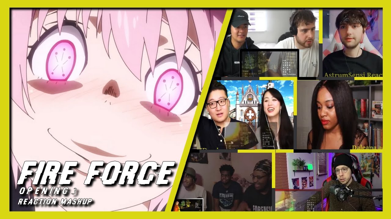 FIRE FORCE ALL OPENINGS  REACTION MASHUP😱 