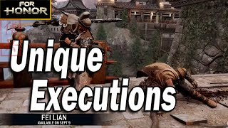 ?UNIQUE EXECUTIONS? FOR ALL HEROS || FOR HONOR