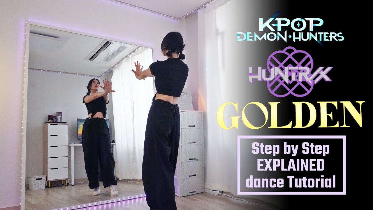 #dancetutorial HUNTRIX - 'GOLDEN' K-Pop Demon Hunters | Step by Step EXPLAINED #dancetutorial HUNTRIX - 'GOLDEN' K-Pop Demon Hunters | Step by Step EXPLAINED